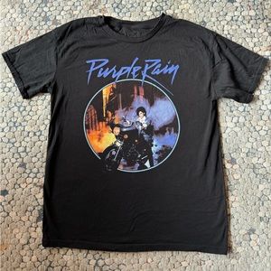 EUC Prince Purple Rain Graphic Tee (M)